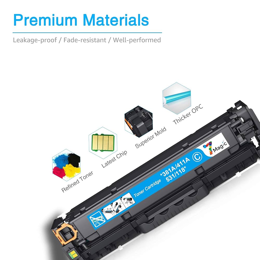 Amazon.co.jp: 7Magic リサイクルトナーカートリッジ HP 305A